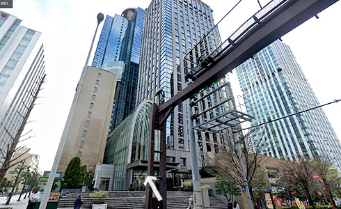 東京メトロ丸の内線「西新宿駅」2番出口からCIENまでの経路の写真