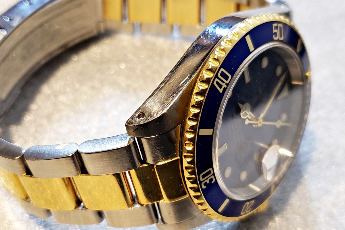 ロレックス サブマリーナデイト 新品仕上げビフォー