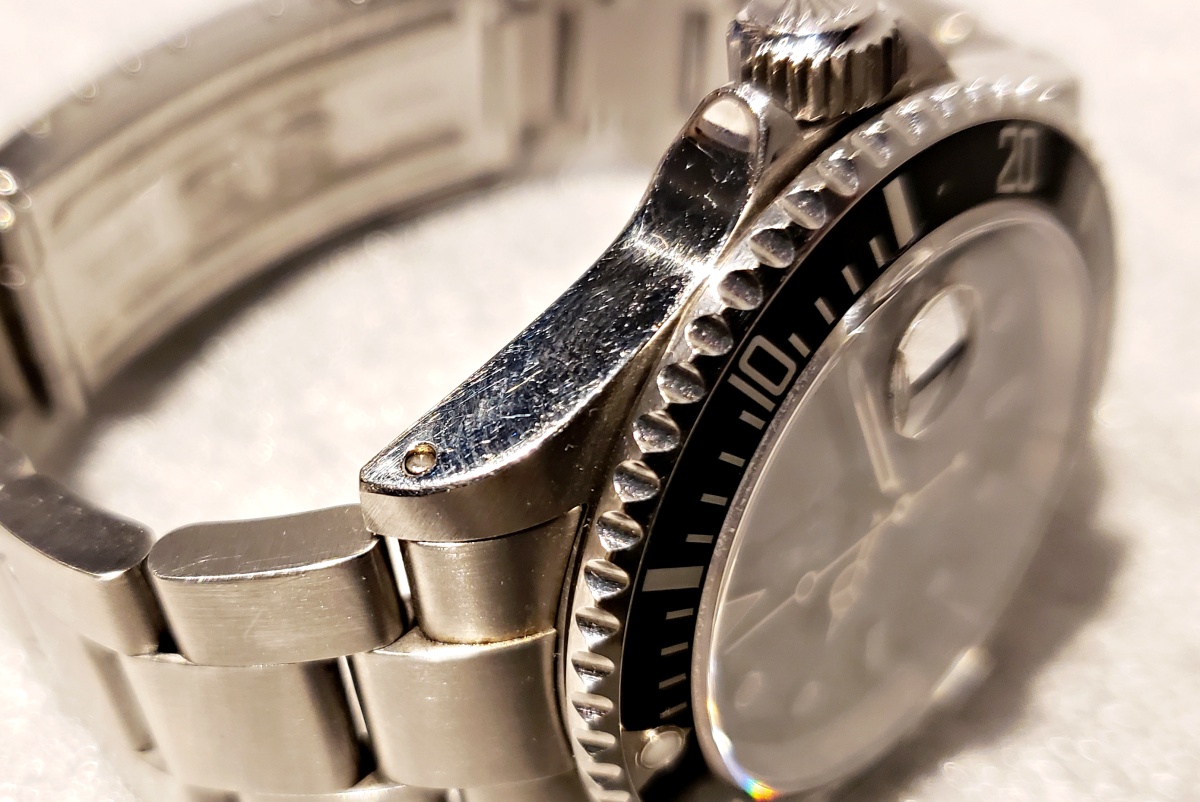 ロレックス サブマリーナデイト 新品仕上げビフォー