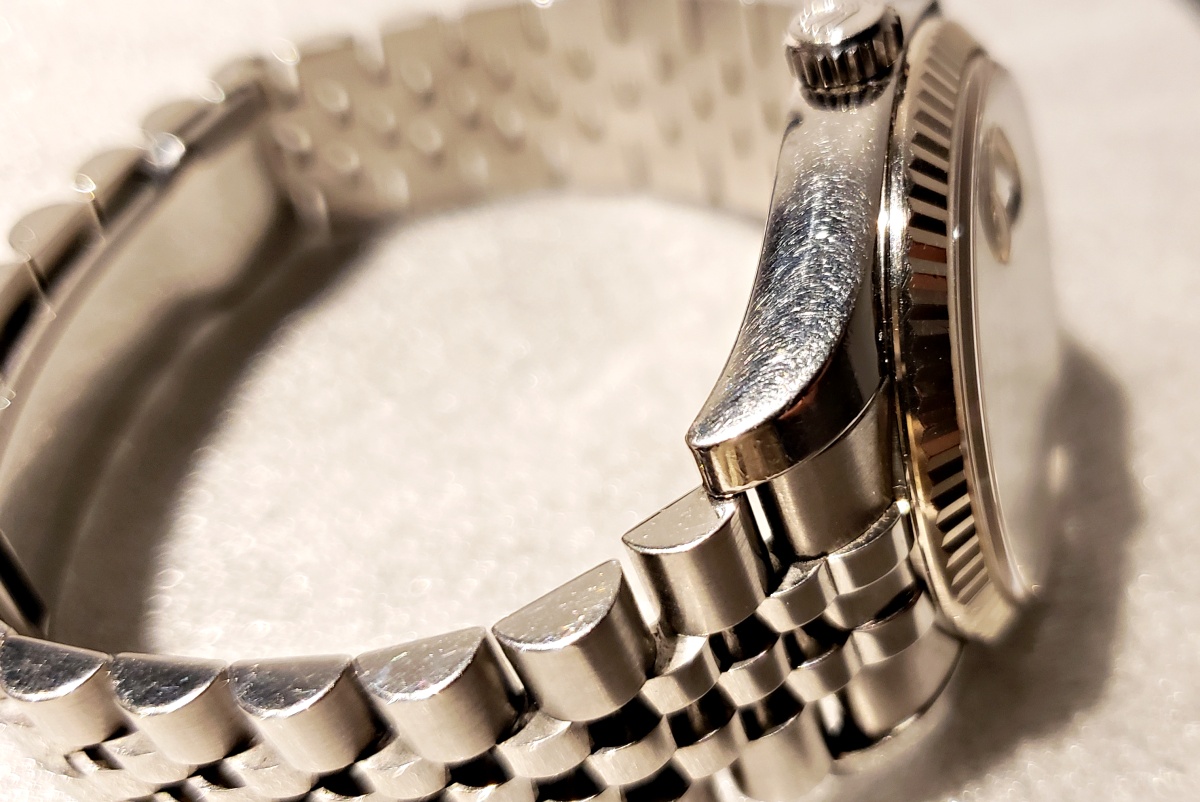 ロレックス デイトジャスト 新品仕上げビフォー