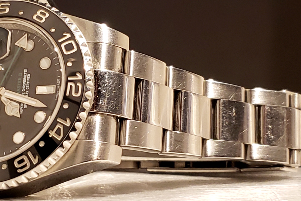 ロレックス GMTマスターⅡ 新品仕上げビフォー