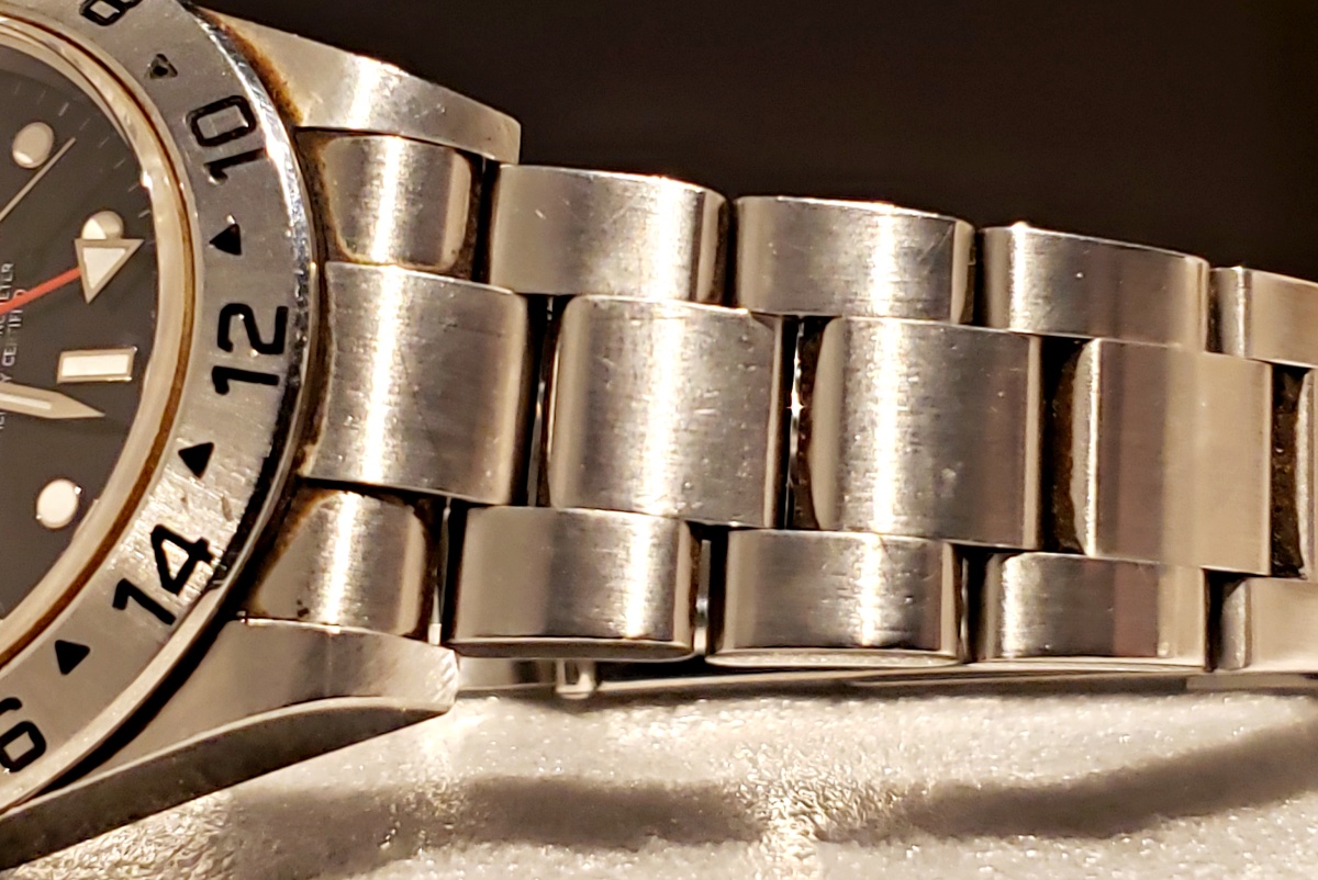 ロレックス エクスプローラーⅡ 新品仕上げビフォー